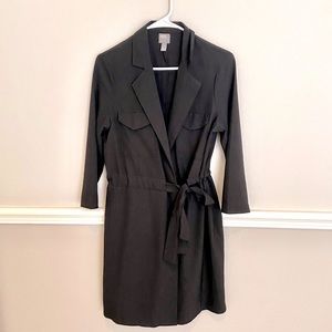 ASOS black blazer dress